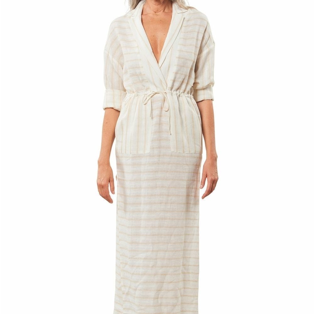 Mara Hoffman Diega Striped‎ Dress Coverup